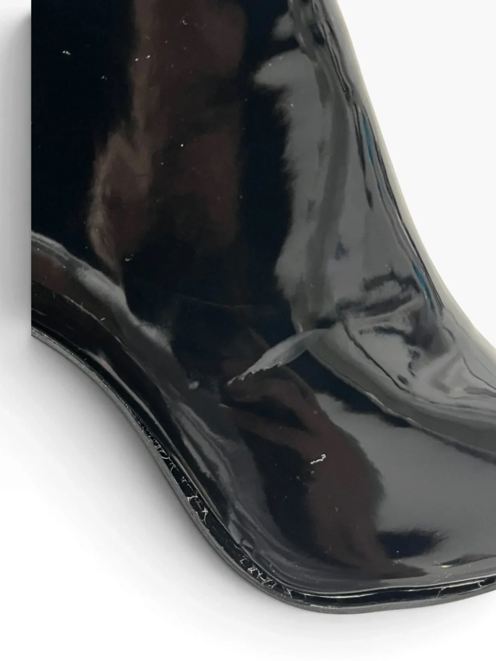 Steve Madden | Ambrose Black Patent knee high boots glossy finish 7.5